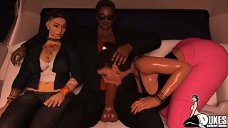 Hot Latina MILFs & Ebony Babes Sucking Huge BBC - DUKES Dollz Compilation
