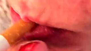 Smoking After Blowjob with Cum in My Mouths