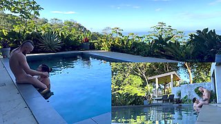 Outdoors ANAL and Blowjob in Costa Rica