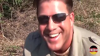 Two Lucky Guys Have Fun With Sexy Slut