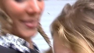 Sexy German Teens Sharing Big Dick in a Threesome