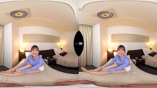 Japanese teen hot VR porn video