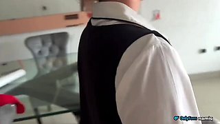 Stepsister Roxxan Gets Creampie in Hardcore POV Sex - Hairy Pussy & Squirting Orgasm