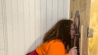 Glory Hole Blowjobs and Brunettes