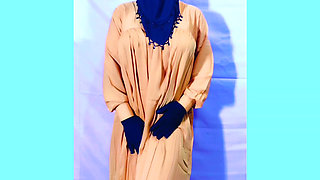 Beautiful Amena Bhabhi has sex indoors wearing a burqa and hijab