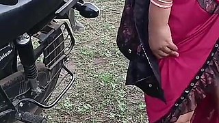 Desi Wife Cheating on Husband in Jungle in Full Nude Doggy Style Postion