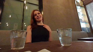 Risky Bathroom Public Sex I Fuck on a Date with a Guy I Met Online Dia Ita
