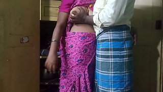 Indian Desi Aunty Fucking Boss in Village Home