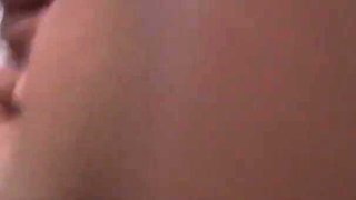 Ebony-skin Amber Star masturbates and sucks big black cock
