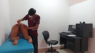 Perverted Doctor Fucks Pussy of Horny College Girl 18+