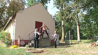 BDSM - Slave Girl Gets Humiliated, Whipped, and Fucked in Chains