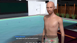 Away From Home Part 34 Sex by the Pool by Loveskysan69