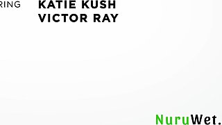 Katie Kush, Victor Ray: Slutty blonde teen masseuse suck huge cock and big balls during slippery wet massage