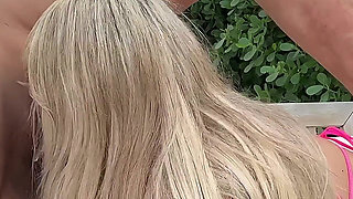 Latina Blonde Luna Luxe Gets Fucked Outside on a Sunny Day by Jmac