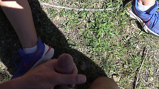 Nude Beach Watcher Was Shocked When I Started Pissing in Front of Him