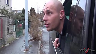 Stranger Convince Brasil Babe To Come In Van And Cum On Her Hairy Pussy 8 Min - Huge Boobs