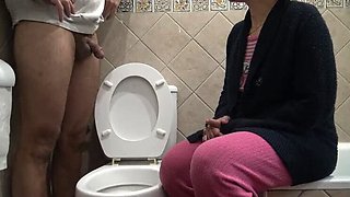 Stepmom Susan Watches Step Son Pee in Taboo CFNM Pissing Fetish 4K
