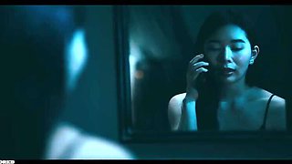 Rae Lil Black & Rikako Katayama Lesbian Scissoring - Big Tits Asian Uncensored JAV Lactating Fuck