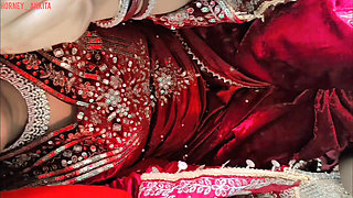 Desi First night romantic rough sex , beautiful Indian Village wife tight pussy hindi sex.