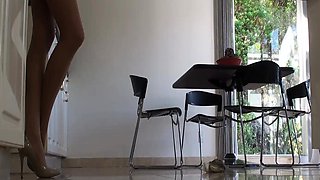 Femdom fetish mistresses fuck bdsm loser with strapon