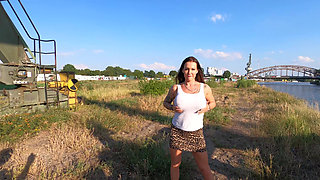 Alexa - the Outdoor Slut Who Gets Wet the Moment Fresh Air Hits Her Pussy