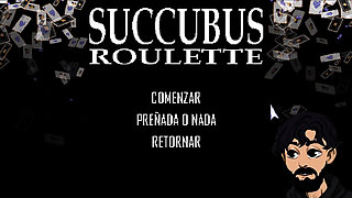 Succubus Roulette. The loser of the card game will be impregnated by the winner