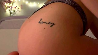 Blonde emo amateur solo masturbation