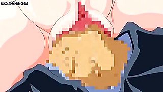 Big Jugged Anime Chick Tasting Cock