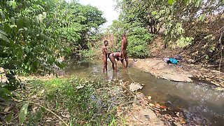Curvy Brown skinned Ebony Ready to be devored at the Stream