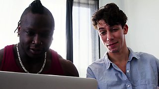 OMG! See what happens when two guys watch porn together!