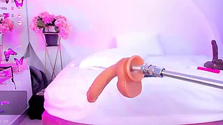 Beautiful Sonya having a horny solo toy masturbation