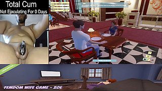 Wifey domination game with Zoe Demo featuring cock gameplay