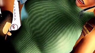 Classic Lara Croft Standing Missionary - Tomb Raider Parody