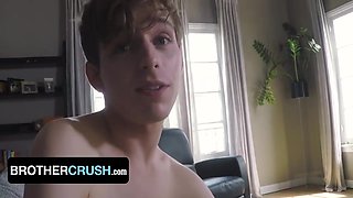 Hot Stud Releases The Tension After Soccer Practise And Cums On His Stepbros Asshole