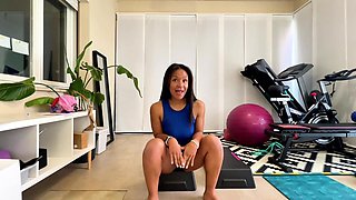 Sumo Squat in Your Face While You Jerk off