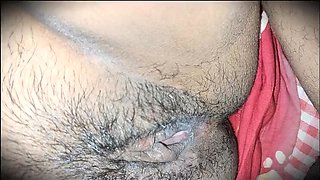 Hairy Indian Stepmom Wet Pussy Creampie - Desi Aunty Bush Cum Close-Up