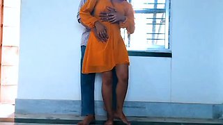 19-Year-Old Indian Girl Fucks Her Lover Doggy Style - Homemade Desi Sex with Hindi Audio