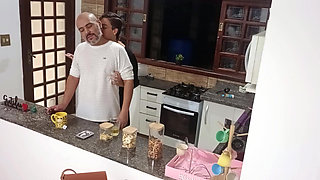 Anal sex with hotwife unfaithful wife in the bar pantry