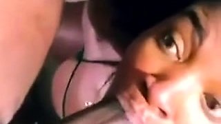 Puma Swede finds a stiff big cock and gives it a blowjob