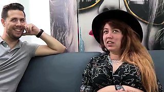 Brunette hardcore blowjob