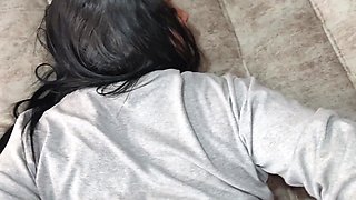 Cheating chubby Latina met her bf with a cum on her dirty face