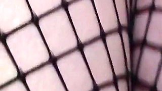 Fetish Rubber Dominatrix Eva Latex Purple Dress Mask Big Ass MILF Toys BDSM Femdom Solo Hot