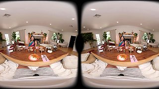 Indian hot MILF VR Blowing cock