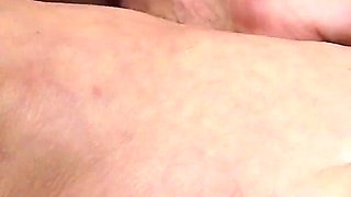 Footjob for a Laid Cuckold, with Hot Busty Mary Rider
