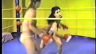 Topless Boxing V002: Big Tits, Fetish  Vintage Porn