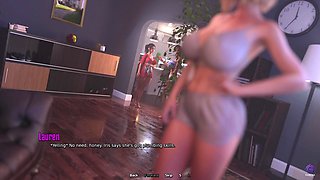 My Hot Blonde Step Aunt Seduces Me, so I Creampied Her Pussy, Almost Caught! - 3D Hentai Animated Porn - Life in Santa County