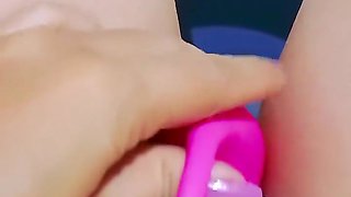Pretty Girl Fingering Pink Pussy In The Office Bathroom
