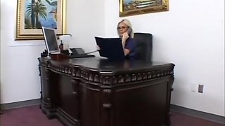 Stunning Blonde Boss Fucks Her Employee
