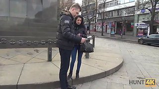 HUNT4K. Girl Jocelyne Z enjoys nasty sex in front of her cuckold