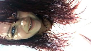 BBW Arab amateur girl fingers herself on webcam